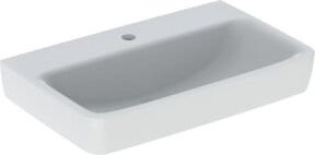 Geberit Waschtisch Renova Compact aus Keramik in Weiß, Rechteckig, B/T: 65 x 40 cm - Bild 1