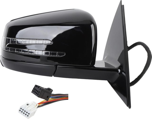Aimo Elektrische Außenspiegelbaugruppe für S350 S400 S450 S550 S600 Rechts, Beheizt und Automatisch Anklappbar, Schwarz - Bild 1