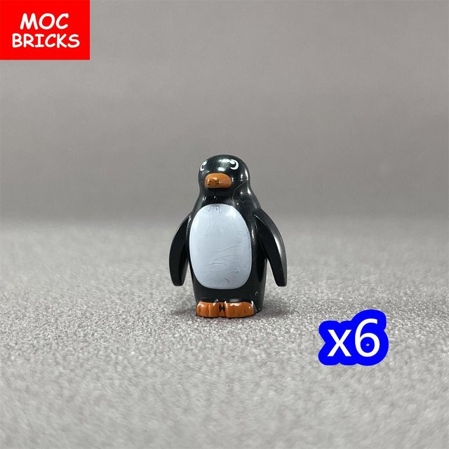 Yiran toy MOC Bausteine Kleines Tier Chamäleon Eidechse Pinguin, Konstruktionsbausteine, ab 6 Jahren - Bild 1