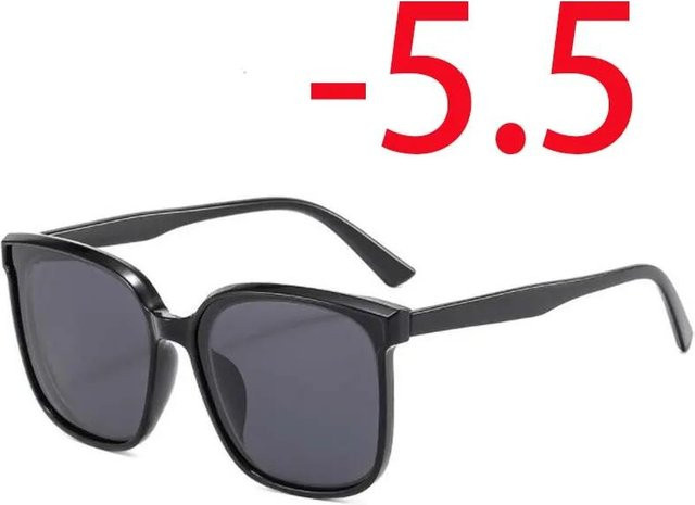 Sonnenbrille, Unisex, Vollrand, Square, Kunststoff, Schwarz - Bild 1