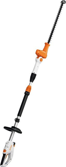 Stihl Akku-Heckenschneider HLA 40 mit Teleskopschaft und Schultergurt in Orange - Bild 1