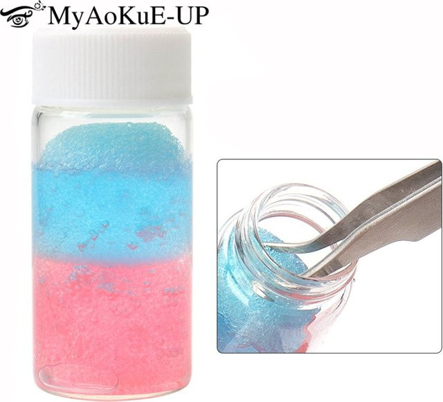 myaokue-up Wimpern-Reiniger Set mit Pinzette und Reinigungsschwamm - Bild 1