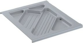 Hettich Schreibmaterialschale Caddy Systema Top 2000 in Aluoptik Silber/Grau Matt - Bild 1