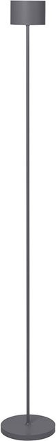 blomus FAROL FLOOR Mobile LED-Stehleuchte in Warm Gray, dimmbar und wiederaufladbar, Farbe: Grau, H x B x T: 115 x 15 x 15 cm - Bild 1