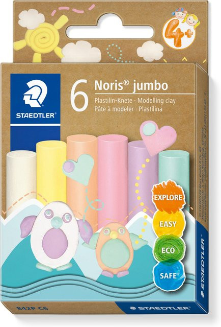 Staedtler Plastilin-Knete Noris Jumbo Knete - Bild 1