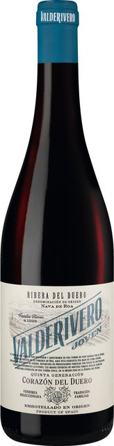 Valderivero Rotwein Tempranillo Ribera del Duero 2024, trocken, 0,75 l - Bild 1