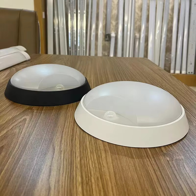 L-MANG LED Wandleuchte mit Bewegungssensor, kreisförmig, IP65 wasserdicht für den Außenbereich aus ABS Material - Bild 5