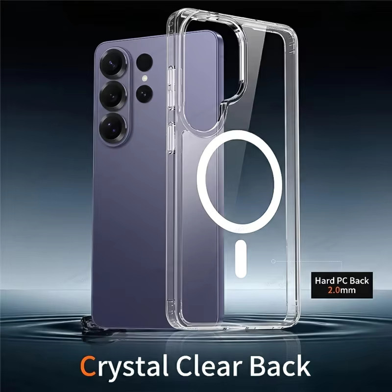 Transparente Acryl-Handyhülle mit MagSafe Kompatibilität für Samsung Galaxy S26 S25 S24 S23 S22 S21 Ultra Plus FE - Bild 2