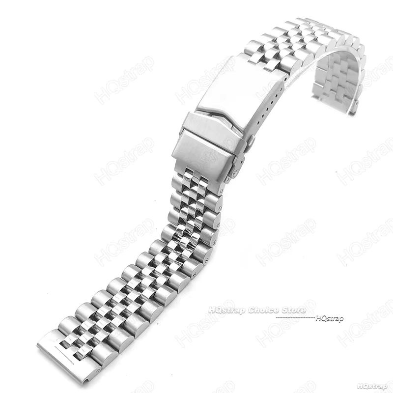 HQstrap Uhrenarmband Edelstahl, Silber, Unisex - Bild 3
