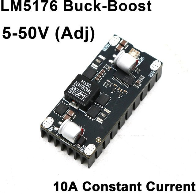 Dykbcells LM5176 DC-DC Buck-Boost-Wandler Spannungsregler Schwarz 5V-50V 10A für Solarbatterie-Ladung - Bild 1
