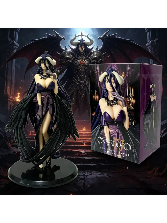 Bandai Overlord Albedo Partykleid Actionfigur, 18cm - Bild 3