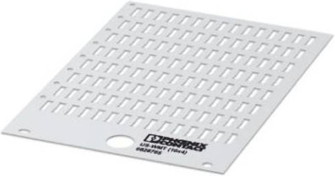 Phoenix Contact 0828765 US-WMT Einzeladerkennzeichner Weiß zum Aufschieben mit einer Beschriftungsfläche von 10 x 4 mm - Bild 1