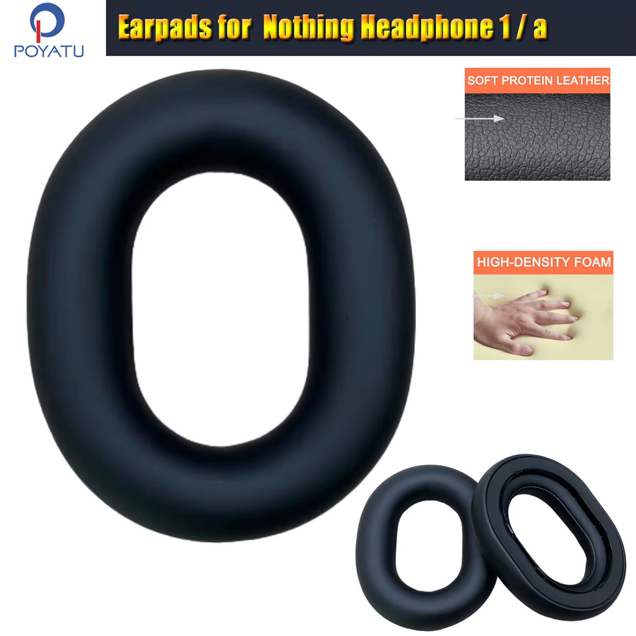 Ersatz-Ohrpolster aus Schaumstoff für Nothing Headphone 1 und Nothing Ear (a) in Schwarz - Bild 2
