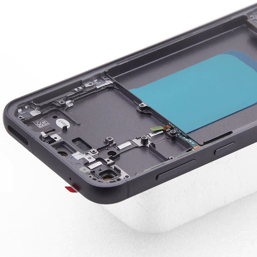 Samsung S23 FE Display mit Rahmen, 6,4 Zoll AMOLED LCD Touch Screen in Schwarz - Bild 4