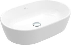Villeroy & Boch Aufsatzwaschbecken Architectura Oval, Weiß Alpin, B: 60,0 cm, T: 40,0 cm - Bild 1