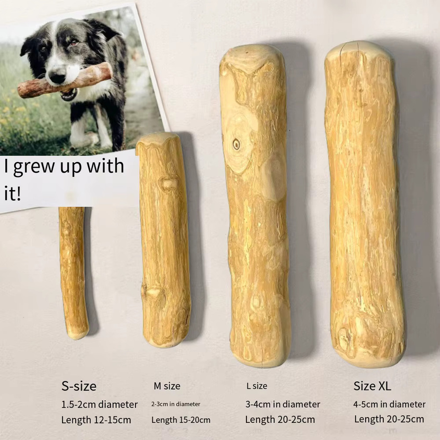 DLUFYEI Kaffeeholz-Kauspielzeug für Hunde, Splinterholz von Kaffeeplantagen - Bild 4