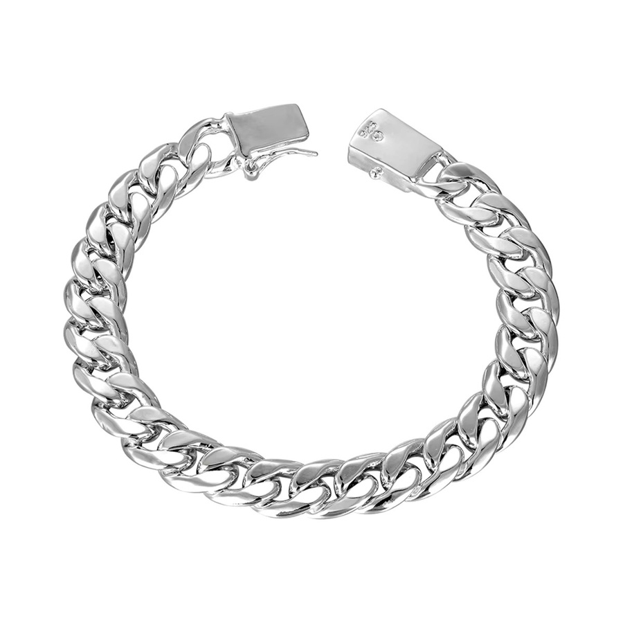 Andara Armband 925 Silber, 10 mm, 8 Zoll, Herren - Bild 5