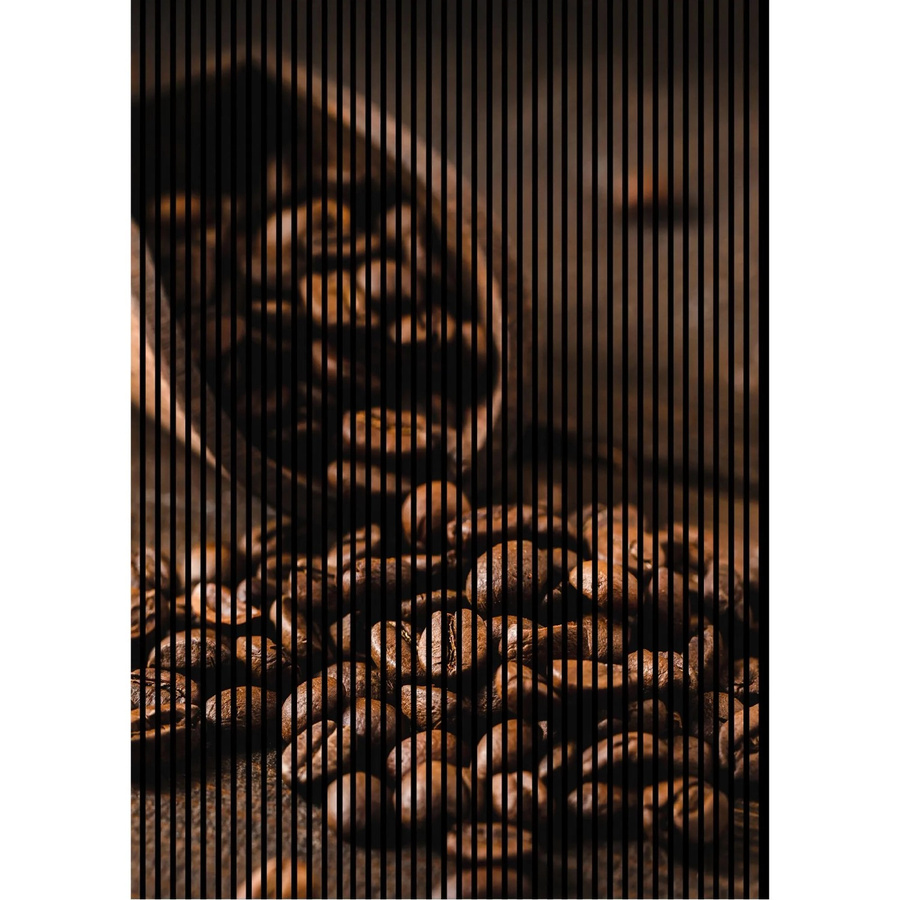 FN Acustico Akustikplatte Kaffee in Bunt mit PET und MDF, H x B x T: 2.400 x 1.693 x 19,0 mm - Bild 2