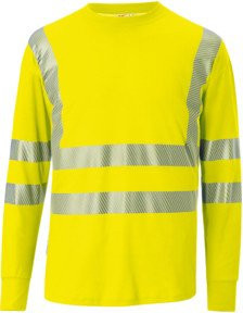 Kübler Longsleeve REFLECTIQ PSA 2 in Warngelb, Größe 4XL - Bild 1
