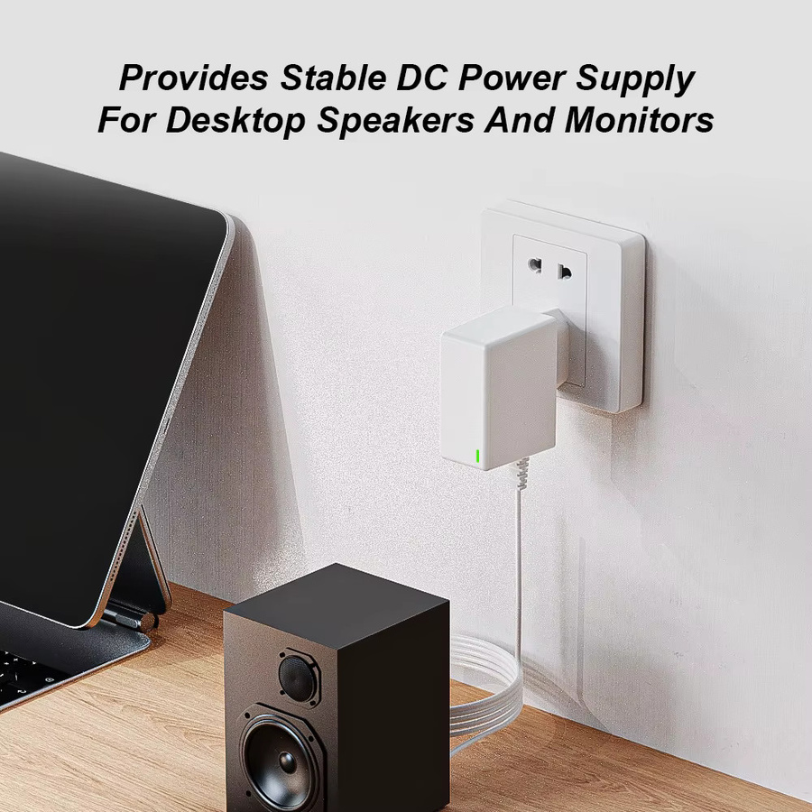 Weißes 12V 3A 36W AC DC Netzteil mit EU-Stecker als Wandladegerät für CCTV Sicherheitskameras, LED-Streifen, Desktop-Lautsprecher, Router und Drucker - Bild 3