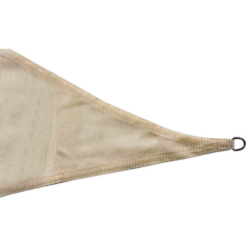 Siena Garden Sonnensegel Solino 3-Eck aus HDPE in Ecru, B/T/H: 360 x 360 x 360 cm - Bild 2