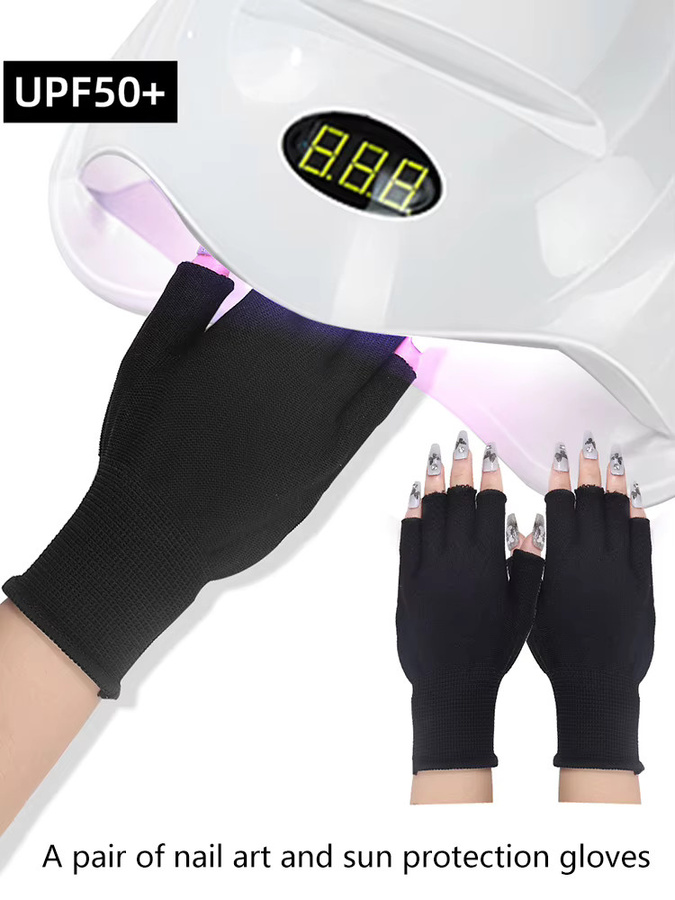 Heabety Sonnenschutzhandschuhe für Nagelkunst, UV-Schutz - Bild 6