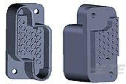 TE Connectivity 208210-1 Steckverbinder in Schwarz - Bild 1