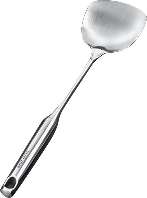 CosyHome Edelstahl Spatel mit langem Griff in Silber und Weiß - Bild 1