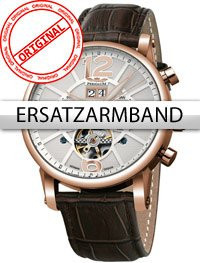 Perigaum Uhrenarmband Leder, braun rose, 24 mm - Bild 1