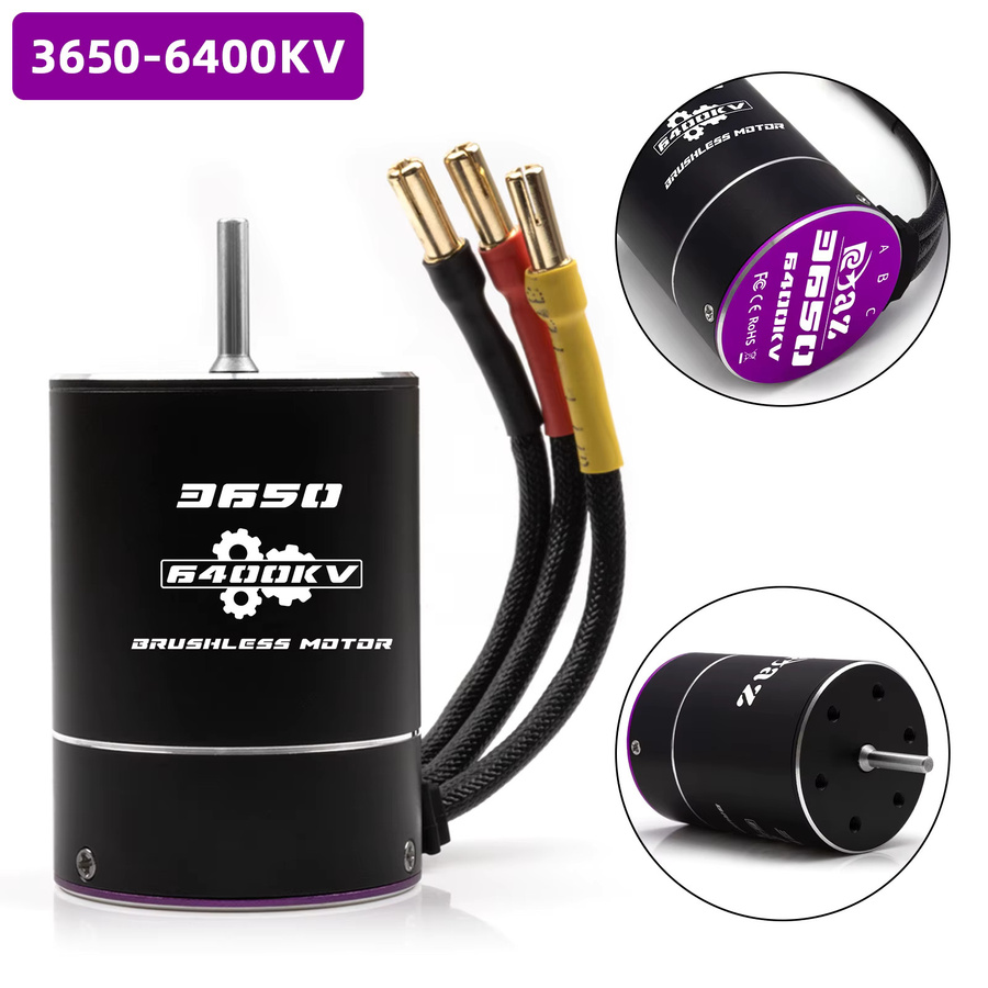 RCXAZ RC 3650 Bürstenloser Motor AM32 100A ESC Kit, 1:10, Zubehör - Bild 2