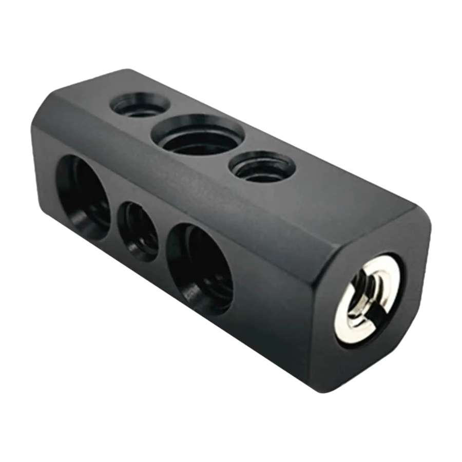 MagiDeal Blitzschuh-Adapter aus Aluminiumlegierung in Schwarz mit 1/4-20 Gewindeloch und 3/8 Zoll Schraubenloch für LCD-Licht und Blitzlicht - Bild 4