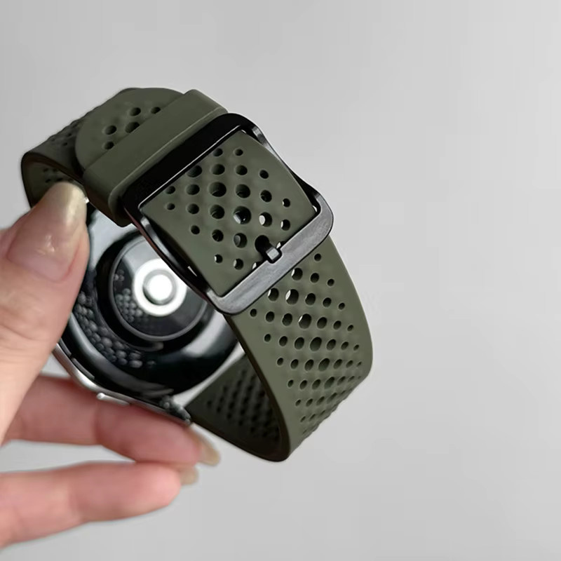 PEO Silikon-Sportarmband für Xiaomi Watch S4 Sport S3 2 S1 Pro, Unisex Gummiband in Grün, 22 mm Breite - Bild 2