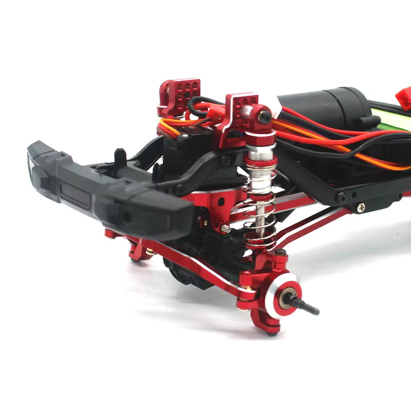 JJRC Metallzubehör, Stoßdämpfer und Stoßdämpferrahmenteile, 1:18, für ferngesteuerte Autos - Bild 2