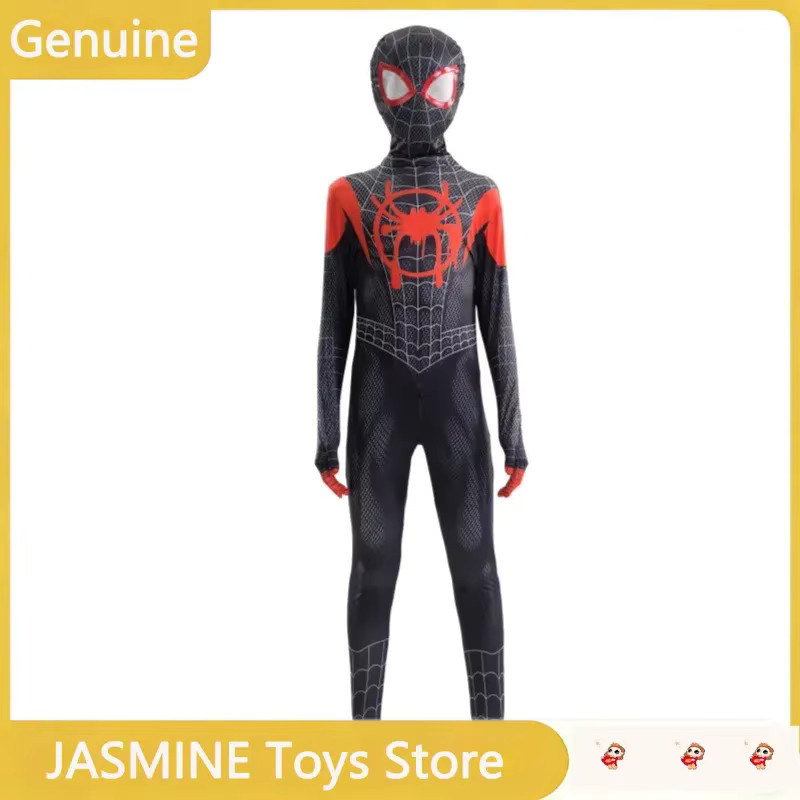 Bandai Marvel Miles Morales Zentai-Anzug, Cosplay-Kostüm, Schwarz, ab 14 Jahren - Bild 3