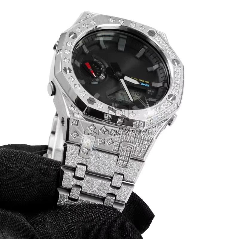 Casio G-SHOCK Uhrenarmband-Set, Edelstahl, Silber, Unisex - Bild 3