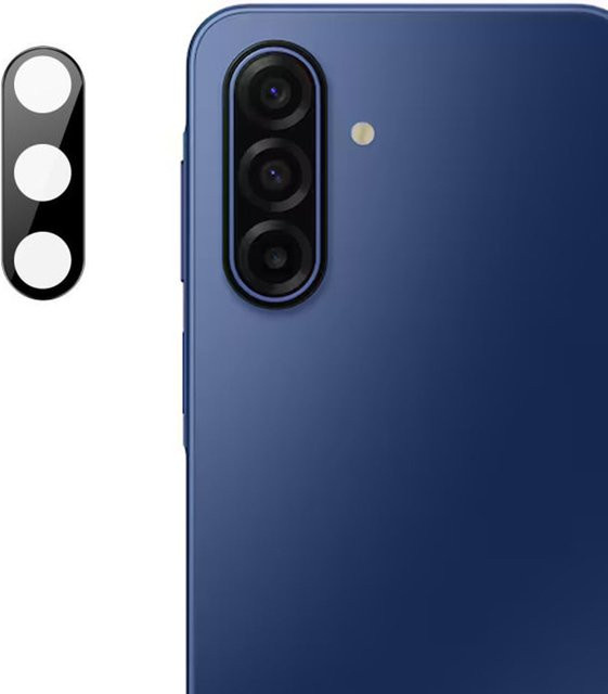 Techsuit Rückkamera-Schutzfolie aus gehärtetem Glas für Samsung Galaxy A17 4G und A17 5G, Schwarz - Bild 1