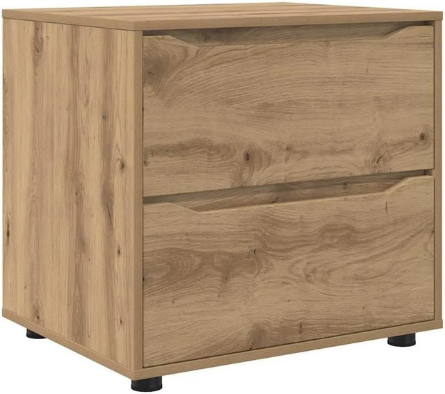 vidaXL Aufbewahrungsschrank Artisan-Eiche in Braun, B/T/H: 60 x 48 x 57 cm - Bild 1