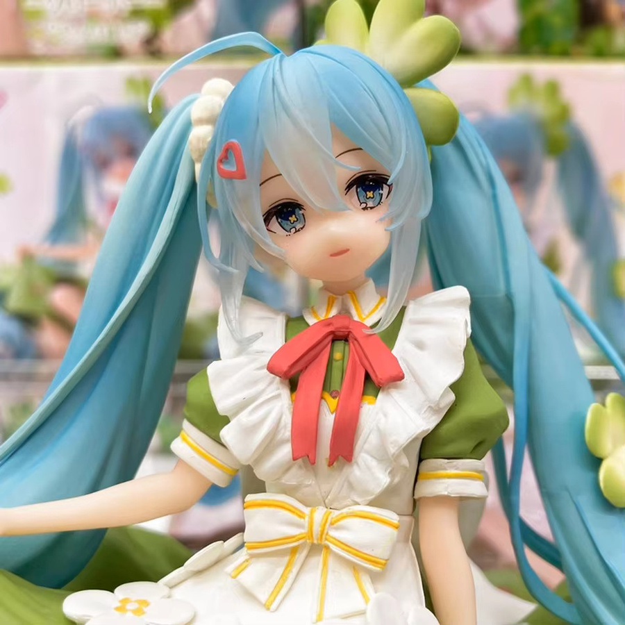Bandai Miku Noodle Stopper Glücksklee-Feen, Actionfigur, 15cm - Bild 3