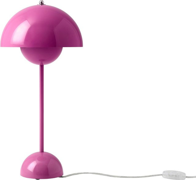 &Tradition Flowerpot VP3 Tischleuchte in Rosa Multicolour aus Edelstahl und Metall mit E27 Fassung - Bild 1
