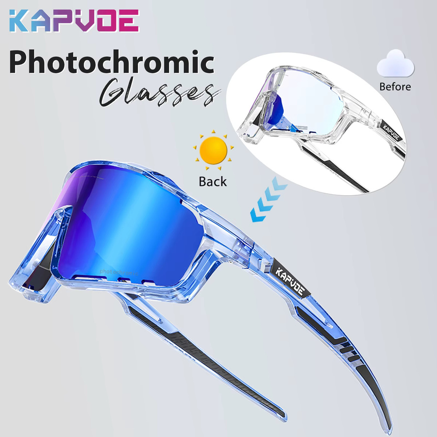 Kapvoe Sportsonnenbrille, Vollrand, Kunststoff, Männer - Bild 1