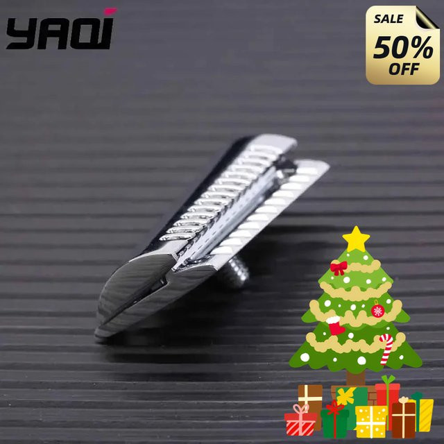 YAQI Sicherheitsrasierkopf Ersatzteil, Chrom, Herren - Bild 1