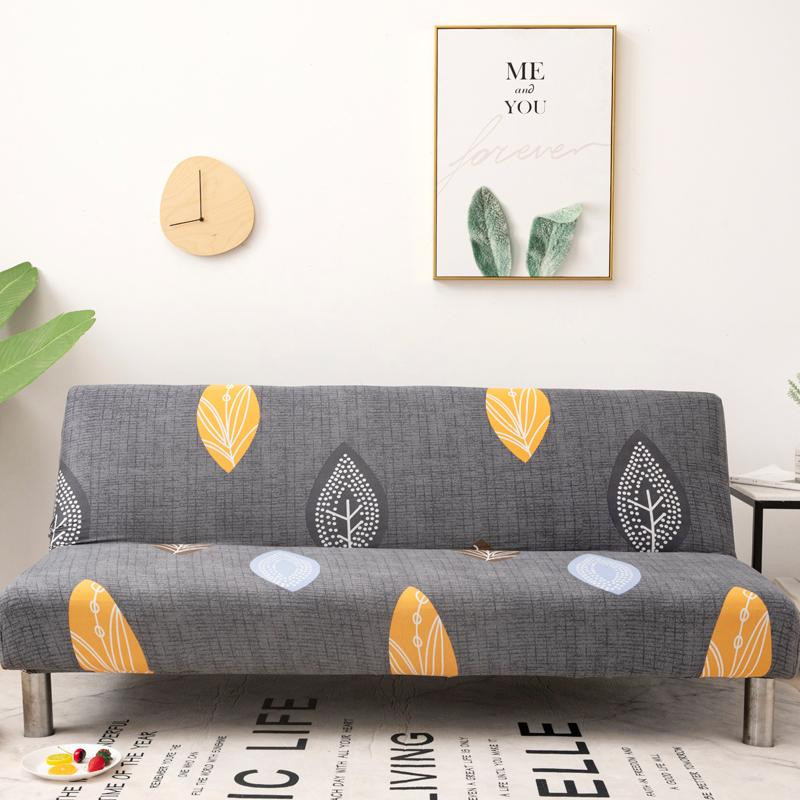 S-EMIGA Elastische Sofa-Bett-Abdeckung aus Spandex und Polyester, Rutschfestes Slipcover für Klappsofas, Mehrfarbig, Länge: 160-185 cm - Bild 2