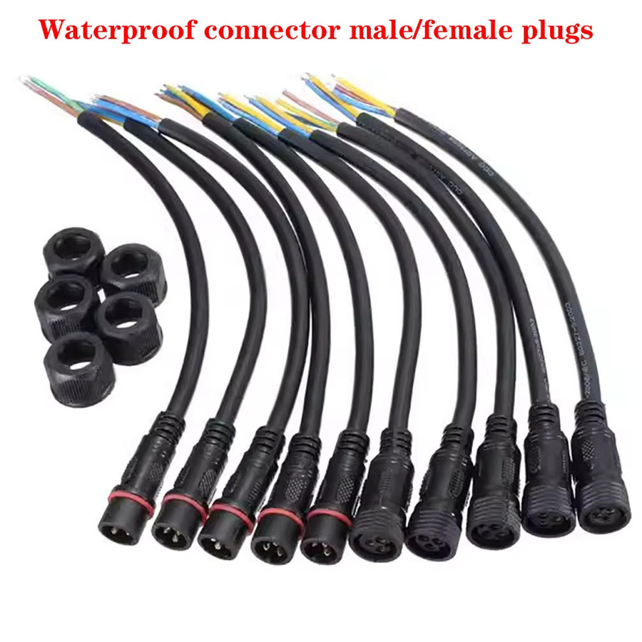 LAJQTAO Wasserdichtes Anschlusskabel für LED-Lichtstreifen mit 2, 3 oder 4 Pin Stecker und Buchse in Schwarz, Kabellänge: 40 cm - Bild 4