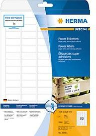 Herma Universaletikett Power White, A4, 35,6 x 16,9 mm (B x H) - Bild 1