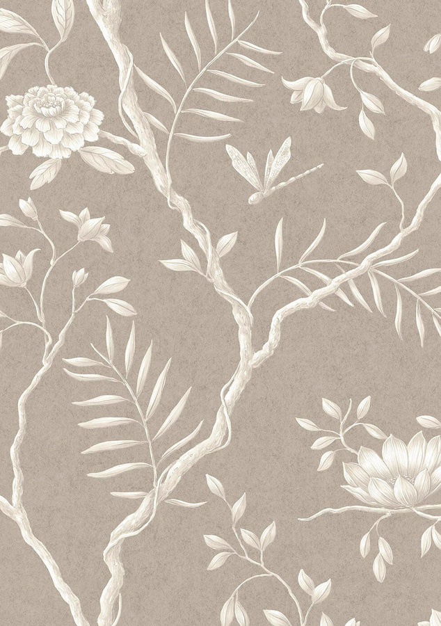 Lewis & Wood Tapete Jasper Peony Casement in Beige mit floralem Design - Bild 1