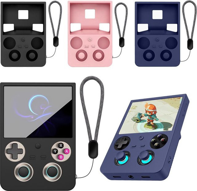 Anbernic RG 477V Schutzhülle in Blau, stoßfest und kratzfest für deine Retro-Handheld-Spielkonsole - Bild 1