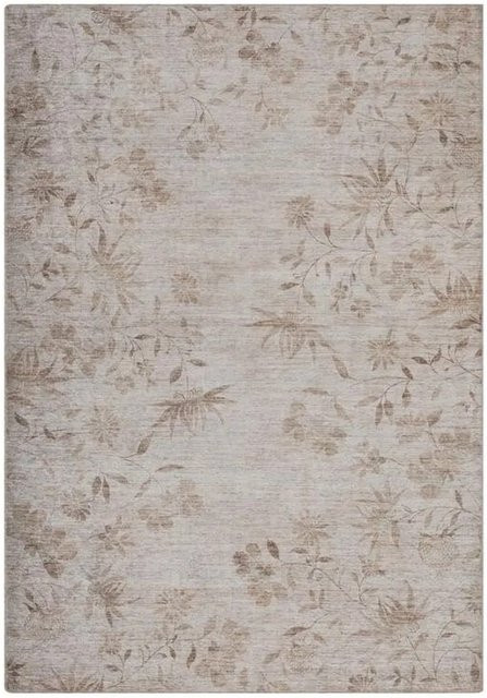 Vercai Rugs Teppich Script Ranken in Elfenbein Beige mit floralem Design, B: 160 cm, T: 230 cm - Bild 1