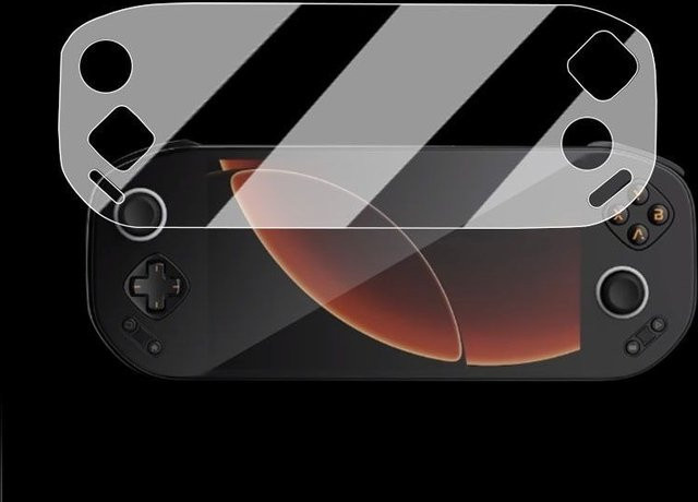 MangMi Pocket Max 7 Zoll Gaming Handheld Displayschutzfolie aus PET-Weichfolie transparent - Bild 1