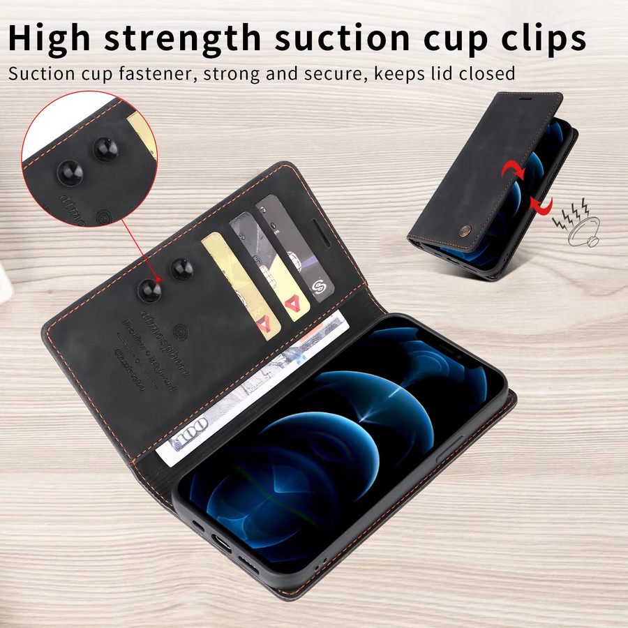 Luxuriöse Brieftaschenhülle aus PU-Leder für Xiaomi 14T, 13T, 12T Pro, 11 Lite und 15T Pro mit Kartenfächern und Standfunktion in Blau - Bild 5