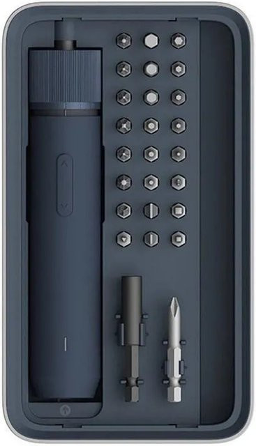 HOTO QWLSD011 Universal Akku-Schrauber Set in Blau mit 25 Bits und magnetischer Aufbewahrungsbox, 3,6V, 1500 mAh - Bild 2